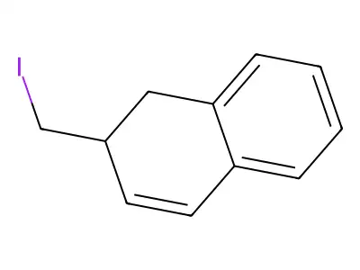 1,2-Dihydro-2-(iodomethyl)-naphthalene structure