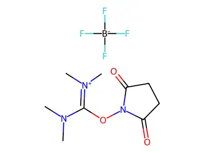 Tetramethylfluoroformamidinium hexafluorophosphate structure