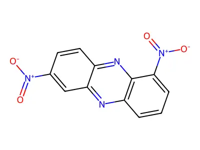Phenazine, 1,7-dinitro- structure