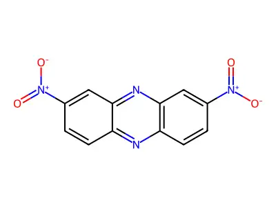 Phenazine, 2,8-dinitro- structure