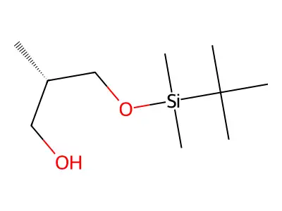 3-[(Tert-butyldimethylsilyl)oxy]-2-methylpropan-1-ol structure