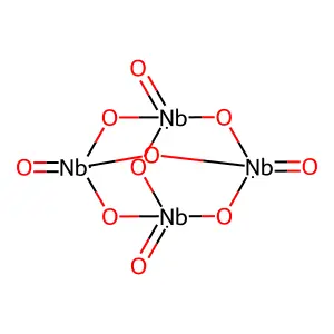 Tetraniobium decaoxide structure