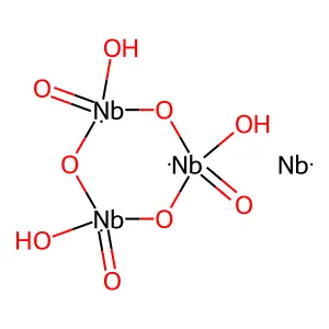 Tetraniobium nonaoxide structure