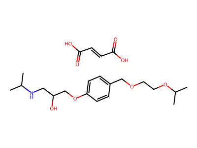 Bisoprolol Fumarate structure
