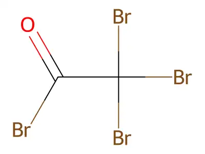 Acetyl bromide, tribromo- structure
