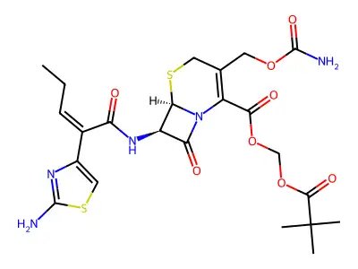Cefcapene Pivoxil Hydrochloride Hydrate structure