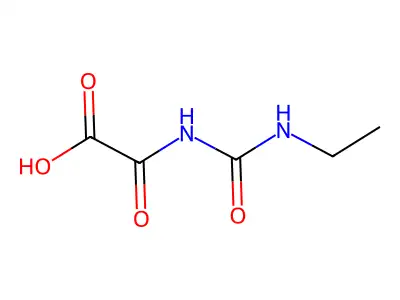2-(3-Ethylureido)-2-oxoacetic acid structure
