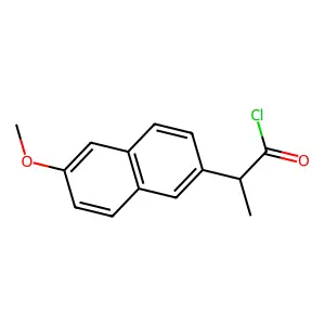 (R)-2-(6-Methoxynaphthalen-2-yl)propanoyl chloride structure