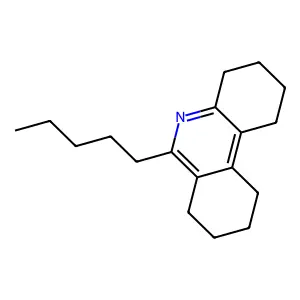 Phenanthridine, 1,2,3,4,7,8,9,10-octahydro-6-pentyl- structure