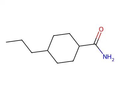 4-Propylcyclohexane-1-carboxamide structure