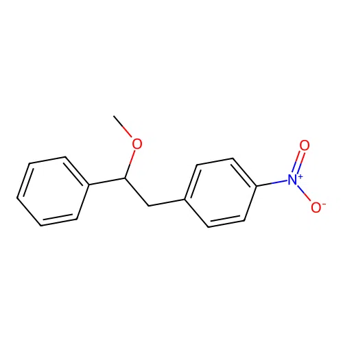 1-(2-Methoxy-2-phenylethyl)-4-nitrobenzene structure