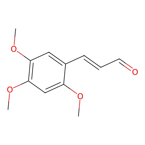 2,4,5-Trimethoxycinnamaldehyde structure