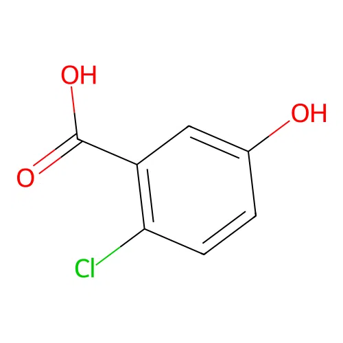 2-Chloro-5-hydroxybenzoic acid structure