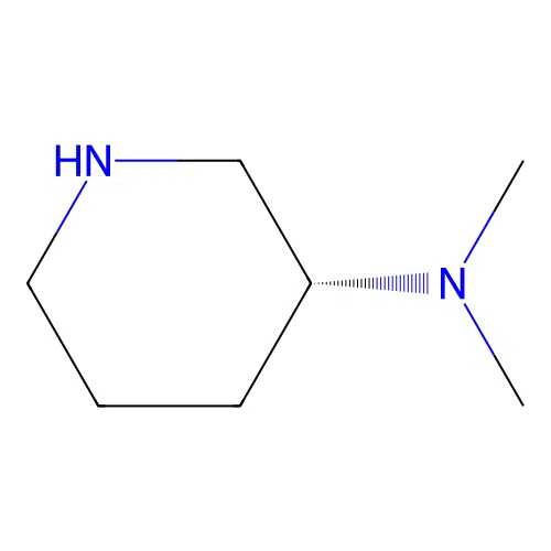 (R)-N,N-Dimethylpiperidin-3-amine structure