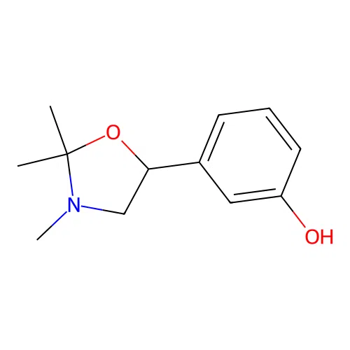 5-(3-Hydroxyphenyl)-2,2,3-trimethyloxazolidine structure