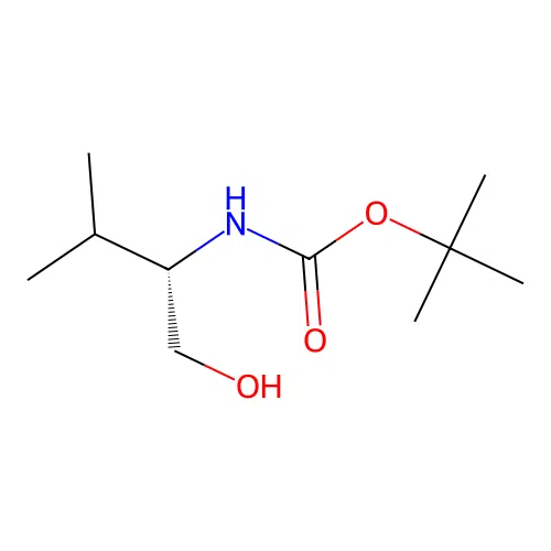 tert-butyl N-[(2S)-1-hydroxy-3-methylbutan-2-yl]carbamate structure