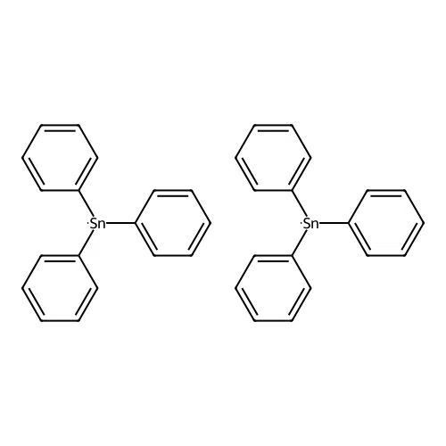 Hexaphenylditin structure