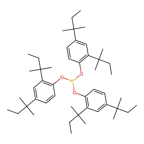 Tris(2,4-di-tert-pentylphenyl) phosphite structure