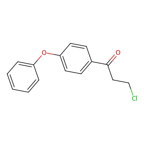 3-Chloro-1-(4-phenoxyphenyl)propan-1-one structure