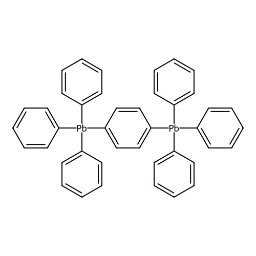 1,4-Bis(triphenylplumbyl)benzene structure