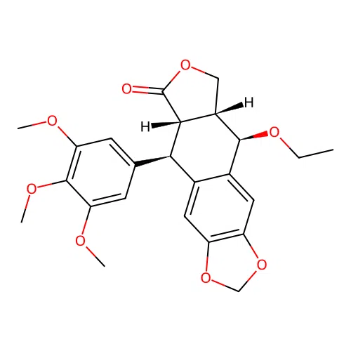 Picropodophyllin-1-ethyl ether structure