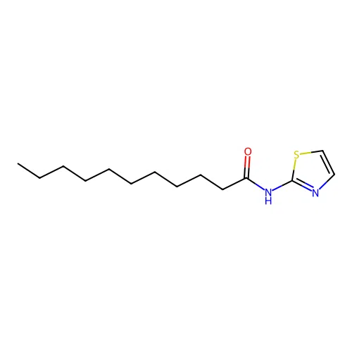 N-(1,3-thiazol-2-yl)undecanamide structure