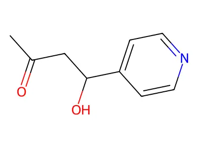 2-Butanone, 4-hydroxy-4-(4-pyridinyl)- structure