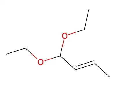 1,1-Diethoxy-2-butene structure