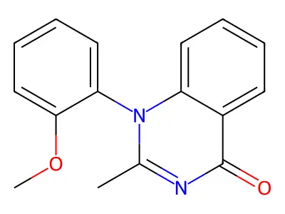 4(1H)-Quinazolinone, 1-(2-methoxyphenyl)-2-methyl- structure