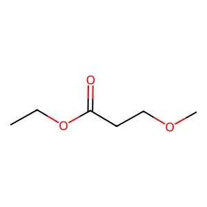 Propanoic acid, 3-methoxy-, ethyl ester structure