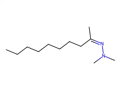 N-(decan-2-ylideneamino)-N-methylmethanamine structure