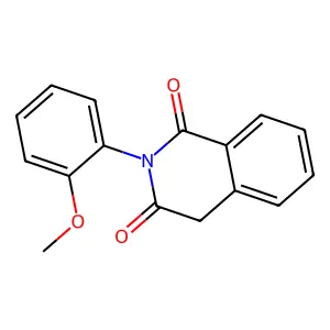 2-(2-methoxyphenyl)isoquinoline-1,3(2H,4H)-dione structure
