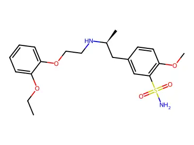 (+)-Tamsulosin structure