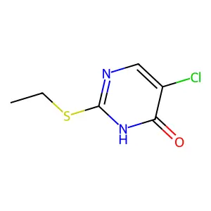 4(1H)-Pyrimidinone, 5-chloro-2-(ethylthio)- structure