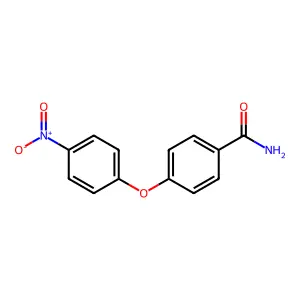 4-(4-Nitrophenoxy)benzamide structure