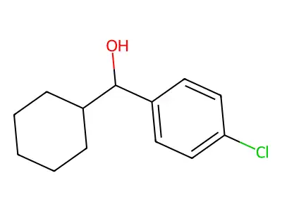 (4-Chlorophenyl)(cyclohexyl)methanol structure