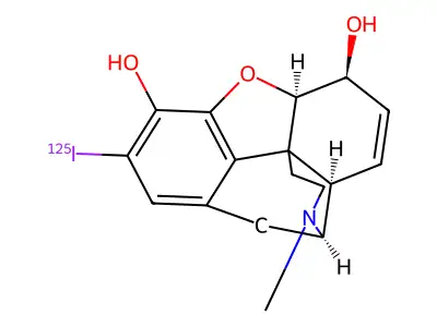 2-Iodomorphine structure