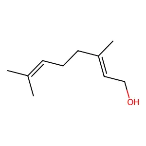 3,7-Dimethyl-2,6-octadienol structure