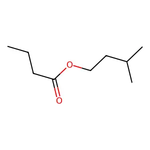 Isoamyl butyrate structure