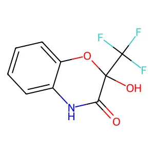 2-Hydroxy-2-(trifluoromethyl)-2H-1,4-benzoxazin-3(4H)-one structure