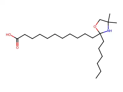 12-Ketostearic Acid 2-Amino-2-methylpropan-1-ol Ketal structure