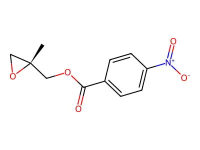 Oxiranemethanol, 2-methyl-, 4-nitrobenzoate, (2S)- structure
