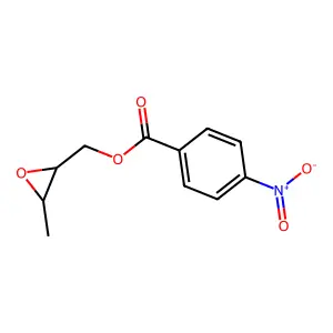 Oxiranemethanol, 3-methyl-, 4-nitrobenzoate, (2S-trans)- structure