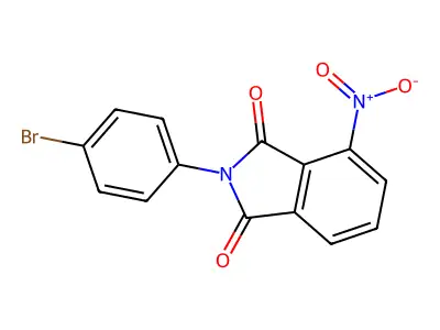 2-(4-Bromophenyl)-4-nitroisoindoline-1,3-dione structure