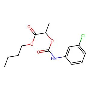 1-(Carbobutoxy)ethyl N-(3-chlorophenyl)carbamate structure
