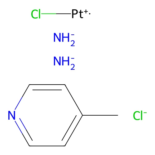 Cisplatin-4-methylpyridine structure