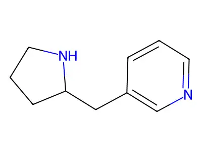 3-(2-Pyrrolidinylmethyl)pyridine structure