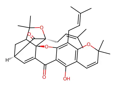 Deoxymorellin structure