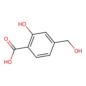 2-Hydroxy-4-(hydroxymethyl)benzoic acid structure