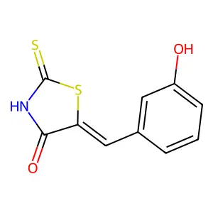 5-(m-Hydroxybenzylidene)rhodanine structure